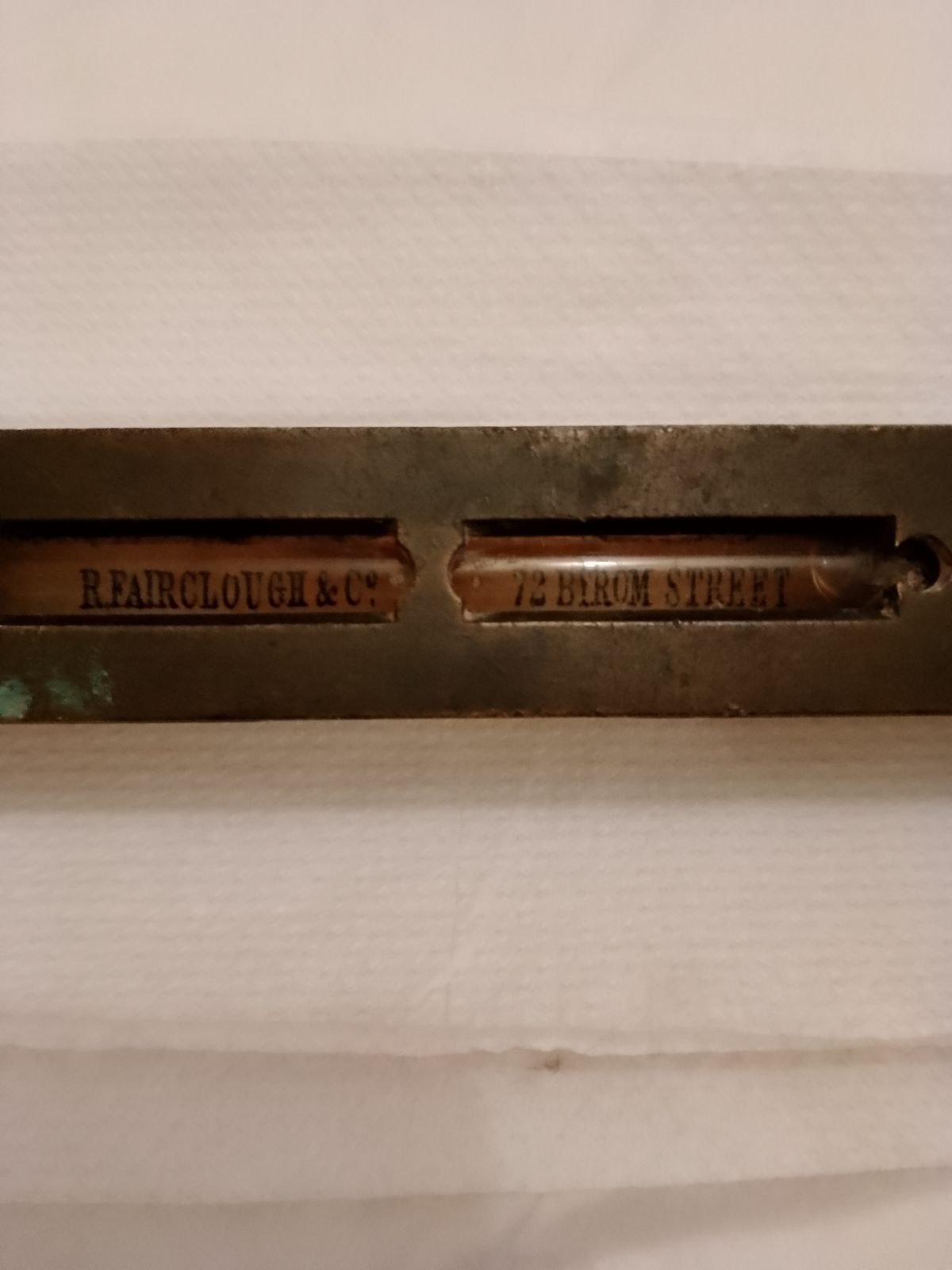 R Fairclough & Son Co Spirit Level. One Of The Firsts. photo Home Decor