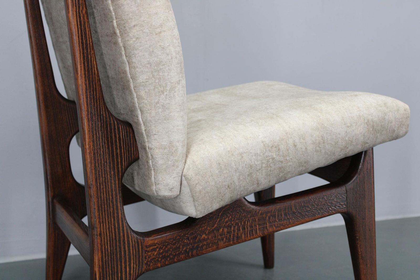 1970s Set Of Eight Restored Dining Chairs, Czechoslovakia photo buy