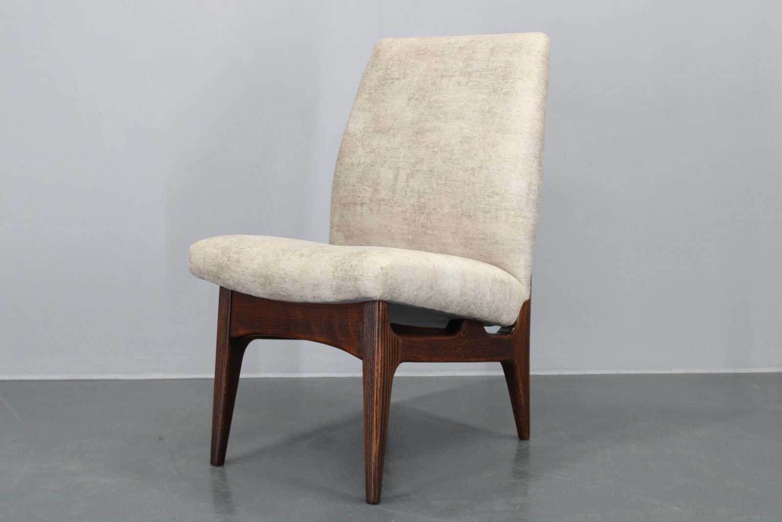 photo for sale 1970s Set Of Eight Restored Dining Chairs, Czechoslovakia