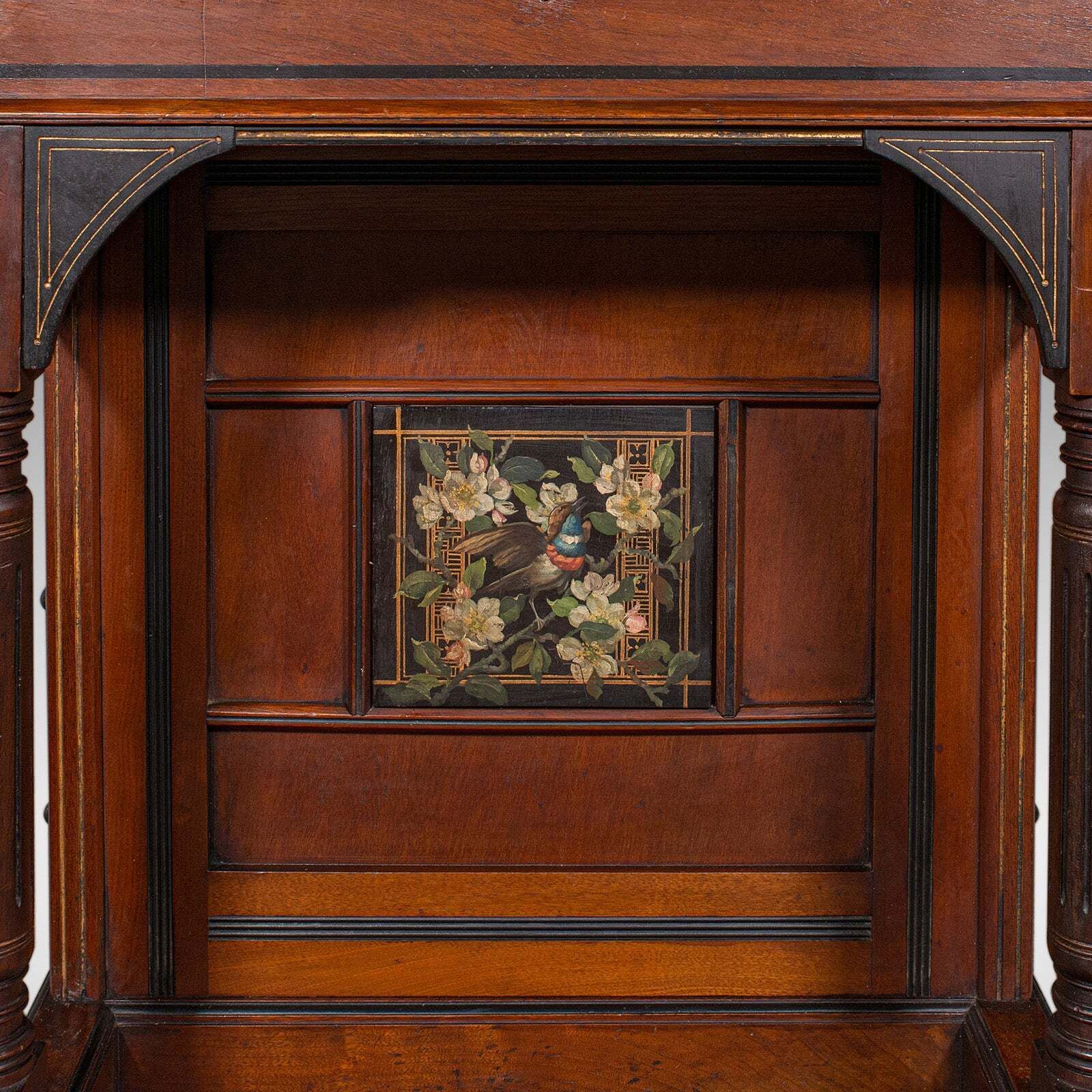 Furniture Antique Aesthetic Period Davenport English Walnut Writing Desk Victorian photo