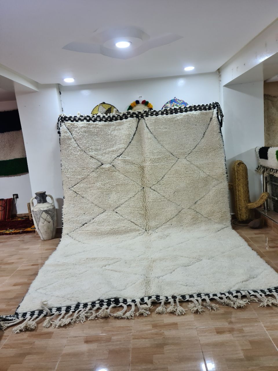 Authentic Handmade Beni Ourain Rug – Luxurious Berber Elegance 300x200 Cm photo furniture