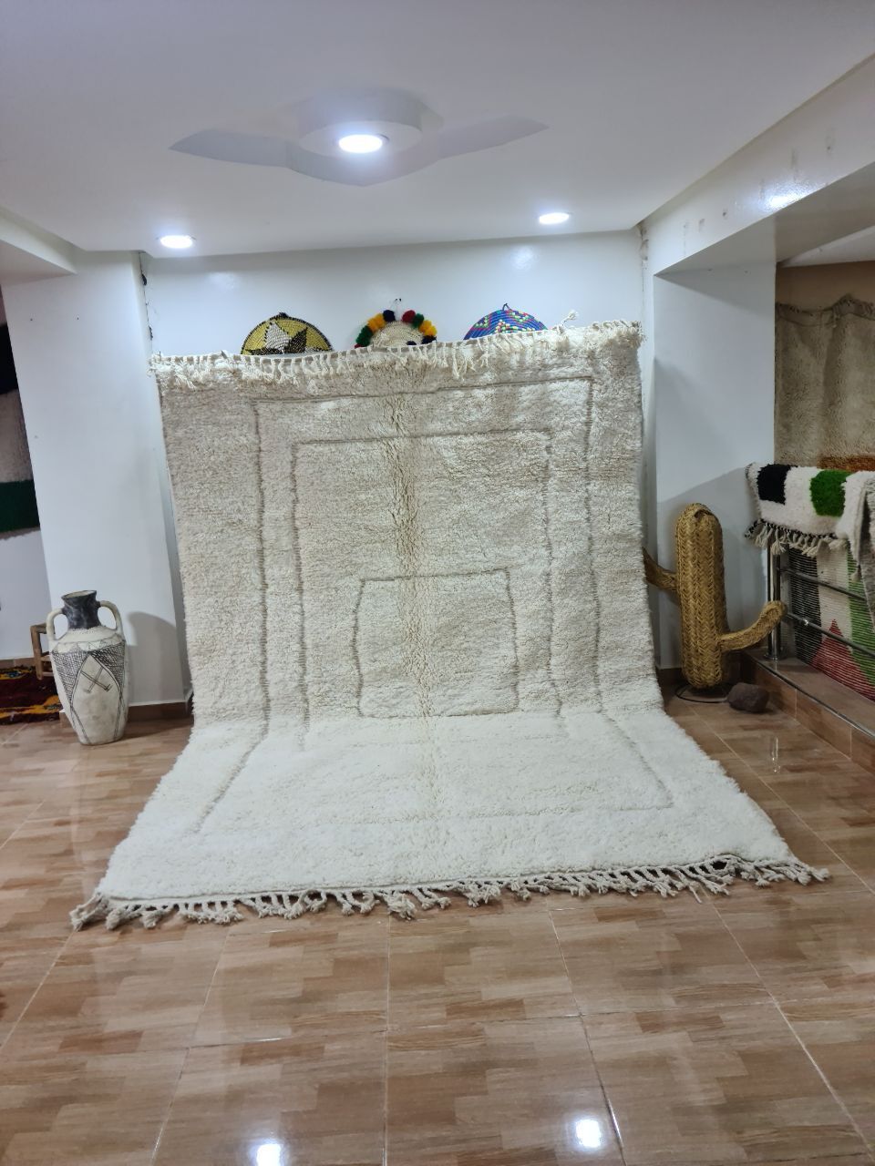 Authentic Handmade Beni Ourain Rug – Luxurious Berber Elegance 300x200 Cm