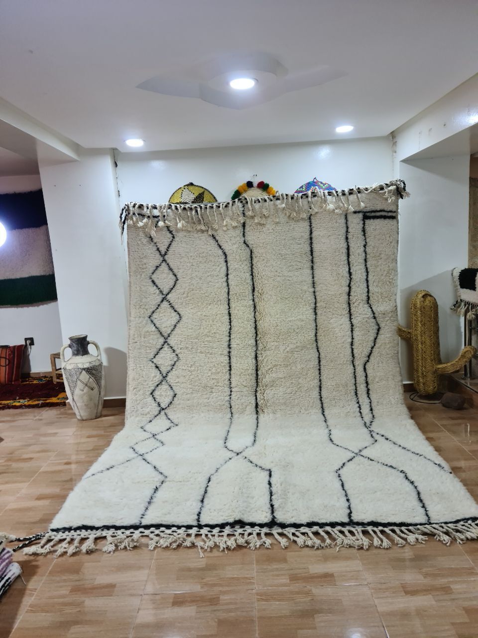 Authentic Handmade Beni Ourain Rug – Luxurious Berber Elegance 300x200 Cm photo furniture