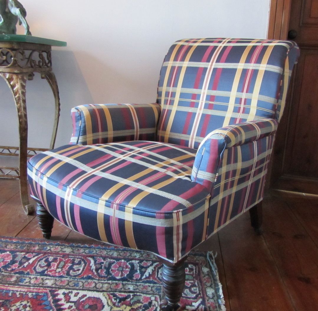 An Antique Victorian Library Armchair By Jas Shoolbred & Sons