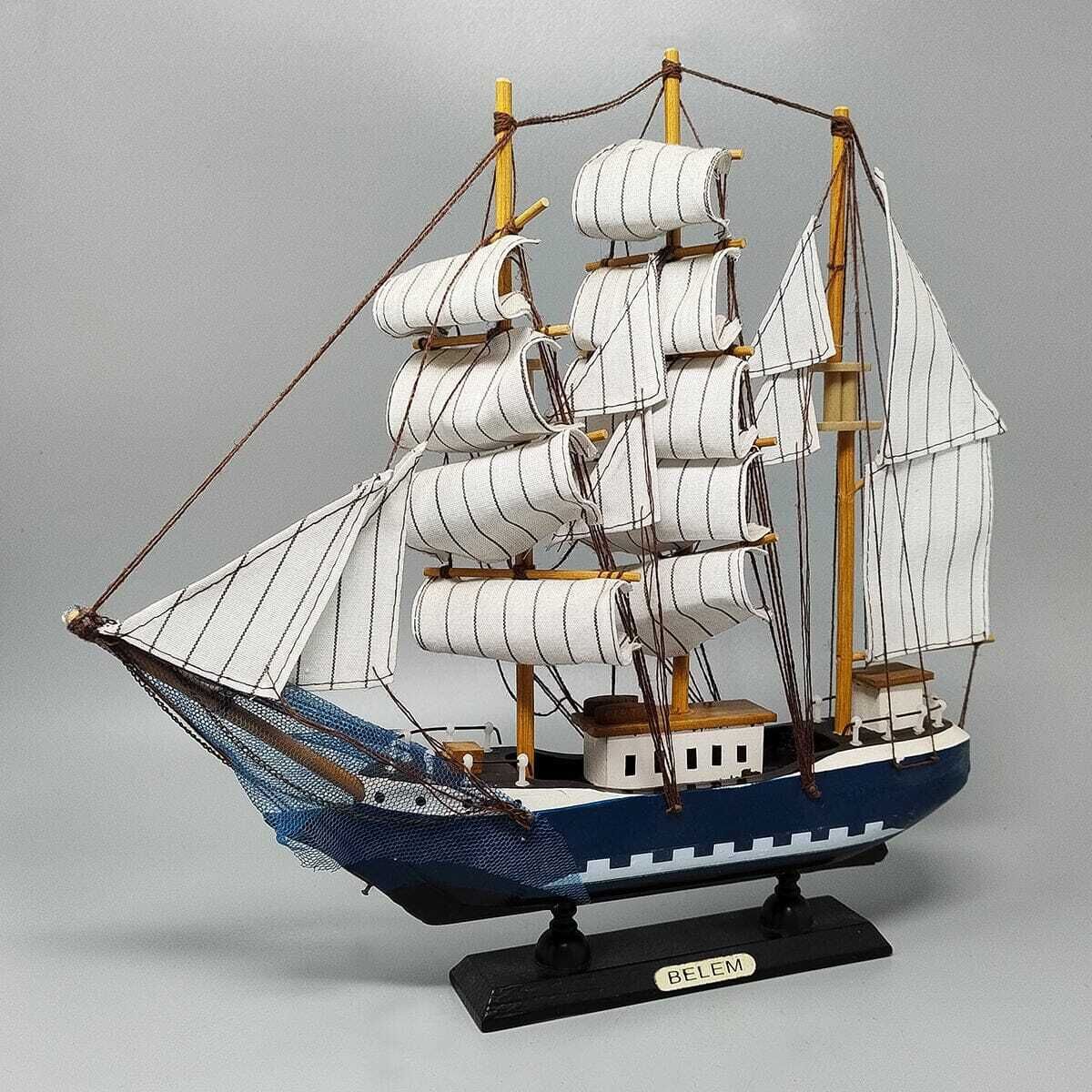 1970s Astonishing Belem Model Ship. Handmade. Made In England photo for sale