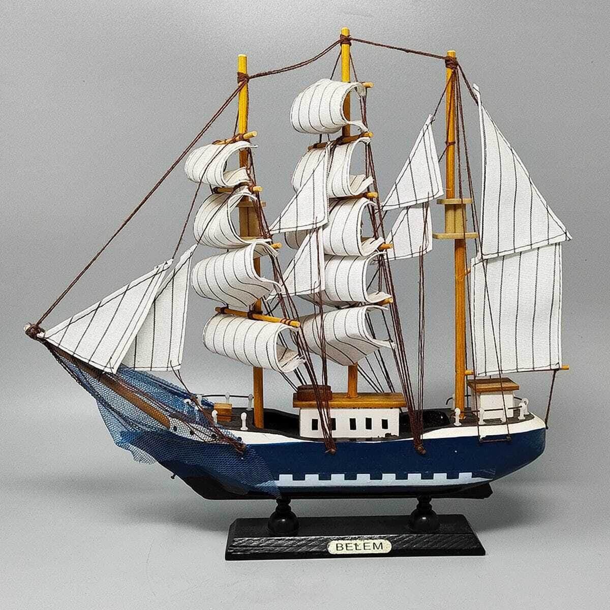 1970s Astonishing Belem Model Ship. Handmade. Made In England photo 307.0