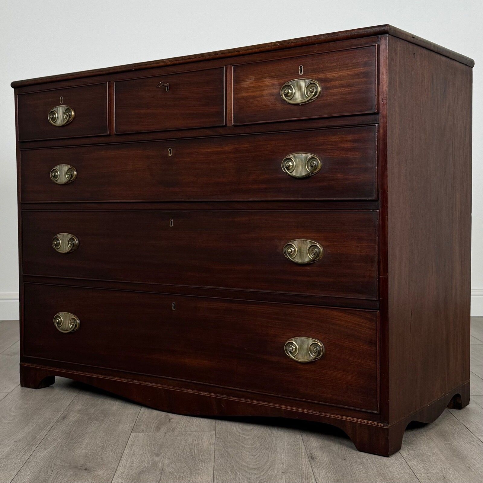 Antique 18th Century Fine Quality Chest Of Drawers In Mahogany photo furniture