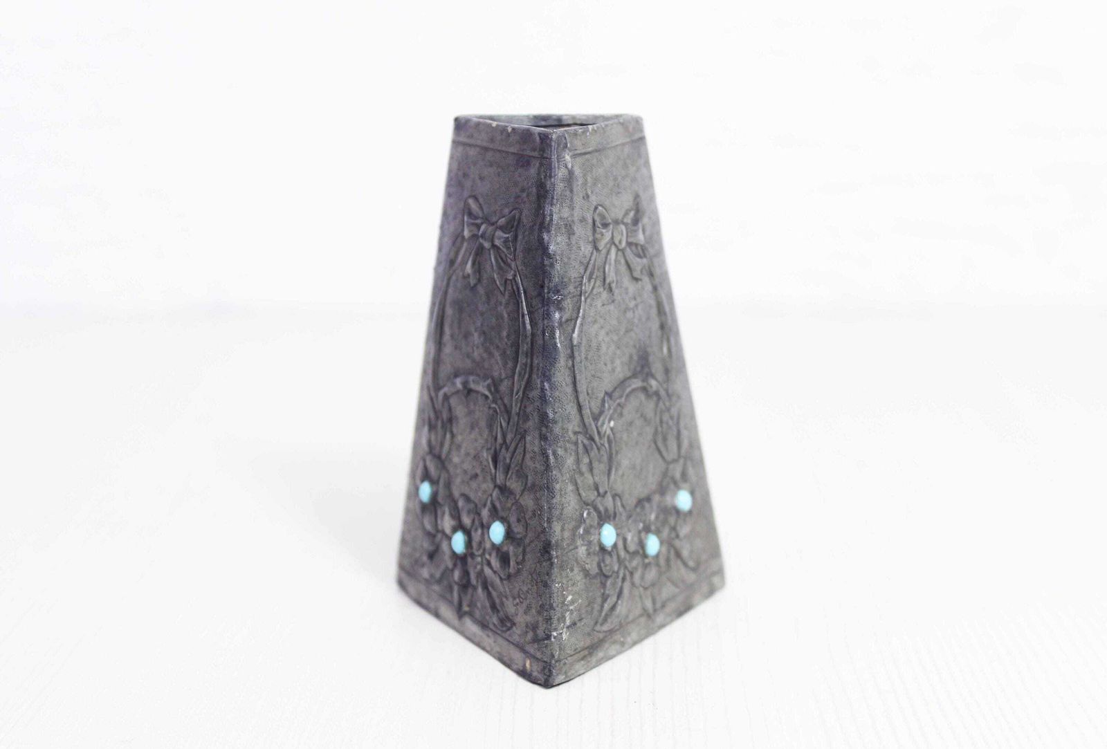 Art Nouveau Pewter Vase, Signed G.Penot 1930 photo furniture