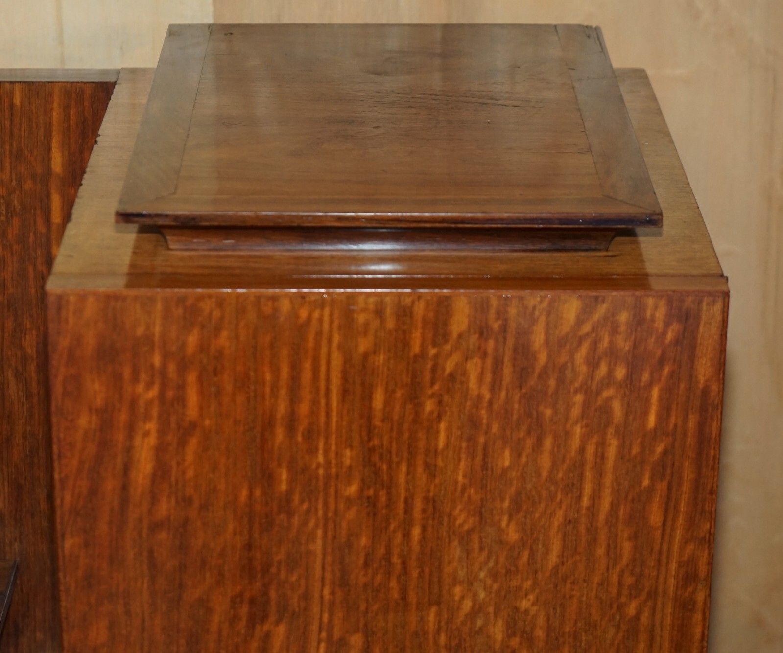 Original Antique Art Deco Cir 1920's Double Wardrobe Chest Of Drawers Compendium photo buy