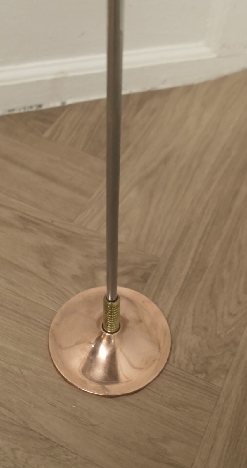 Very Stylish Arts And Crafts Copper And Brass Sword Poker photo furniture