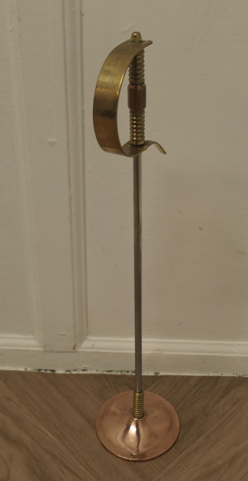 Very Stylish Arts And Crafts Copper And Brass Sword Poker photo 510.0