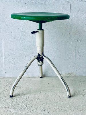 Vintage Industriële Kruk, Jaren 1970 photo for sale