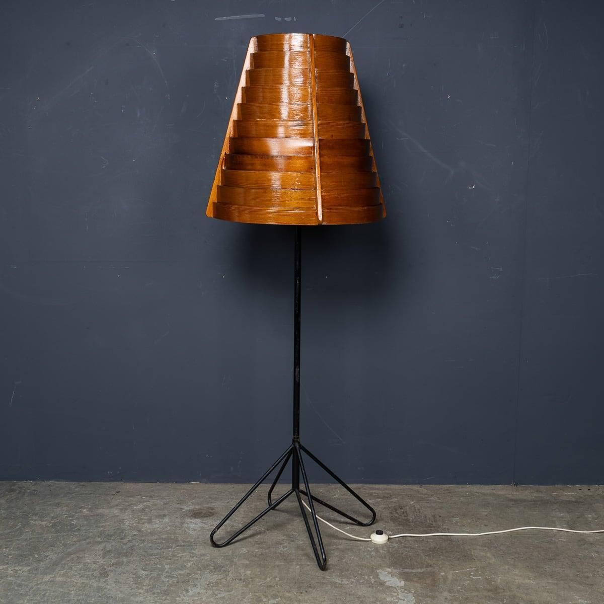 Vintage 20th Century Swedish Floor Lamp By Hans Agne Jakobsson C.1950 photo furniture