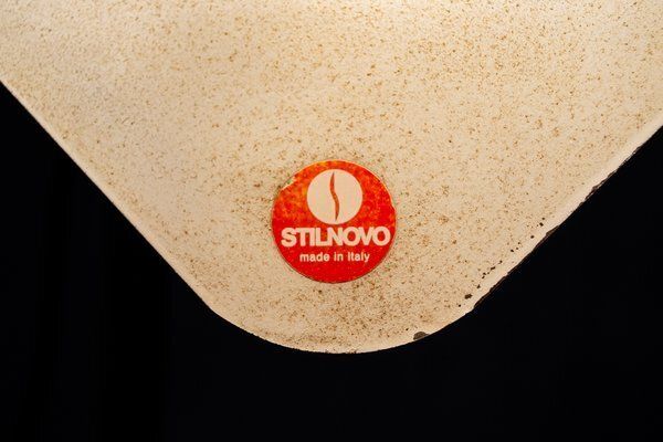 Triedro Floor Lamp In Lacquered And Chromed Metal By Joe Colombo For Stilnovo, Italy, 1970s photo Lighting