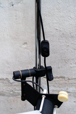 Triedro Floor Lamp In Lacquered And Chromed Metal By Joe Colombo For Stilnovo, Italy, 1970s photo 1857.0