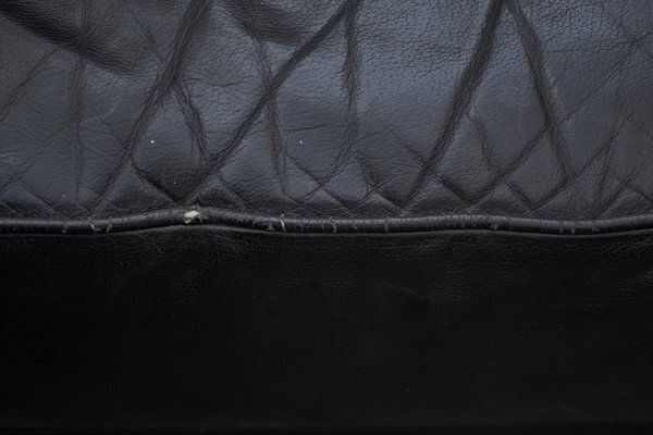 Vintage Lc 2 In Black Leather By Le Corbusier For Alivar, 1980s photo vinterior