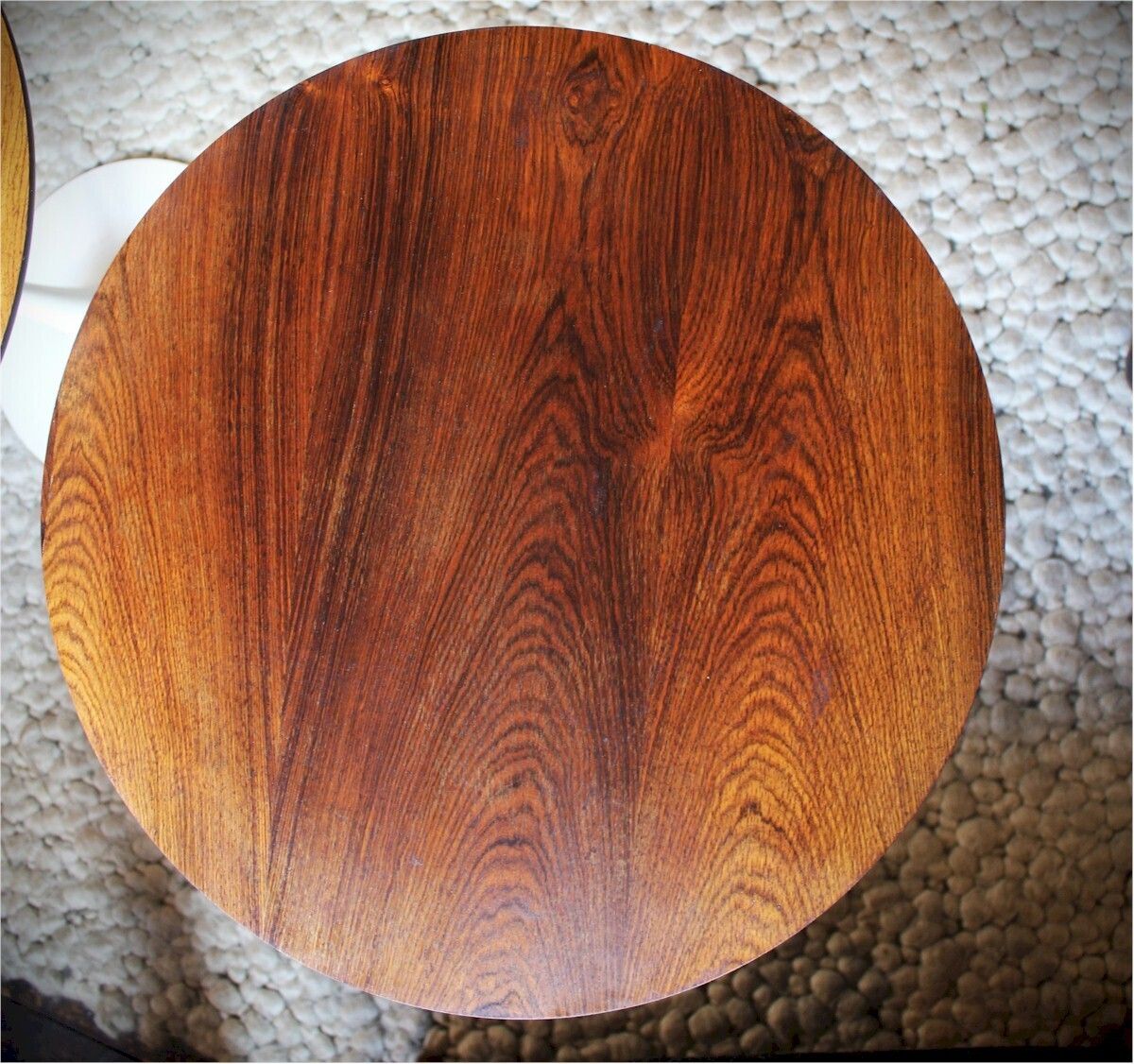 Pair Of Arkana Tulip Based Rosewood Side Tables photo Furniture