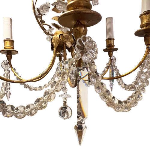 Maison Baguès Style Small French 1960s Chandelier photo for sale