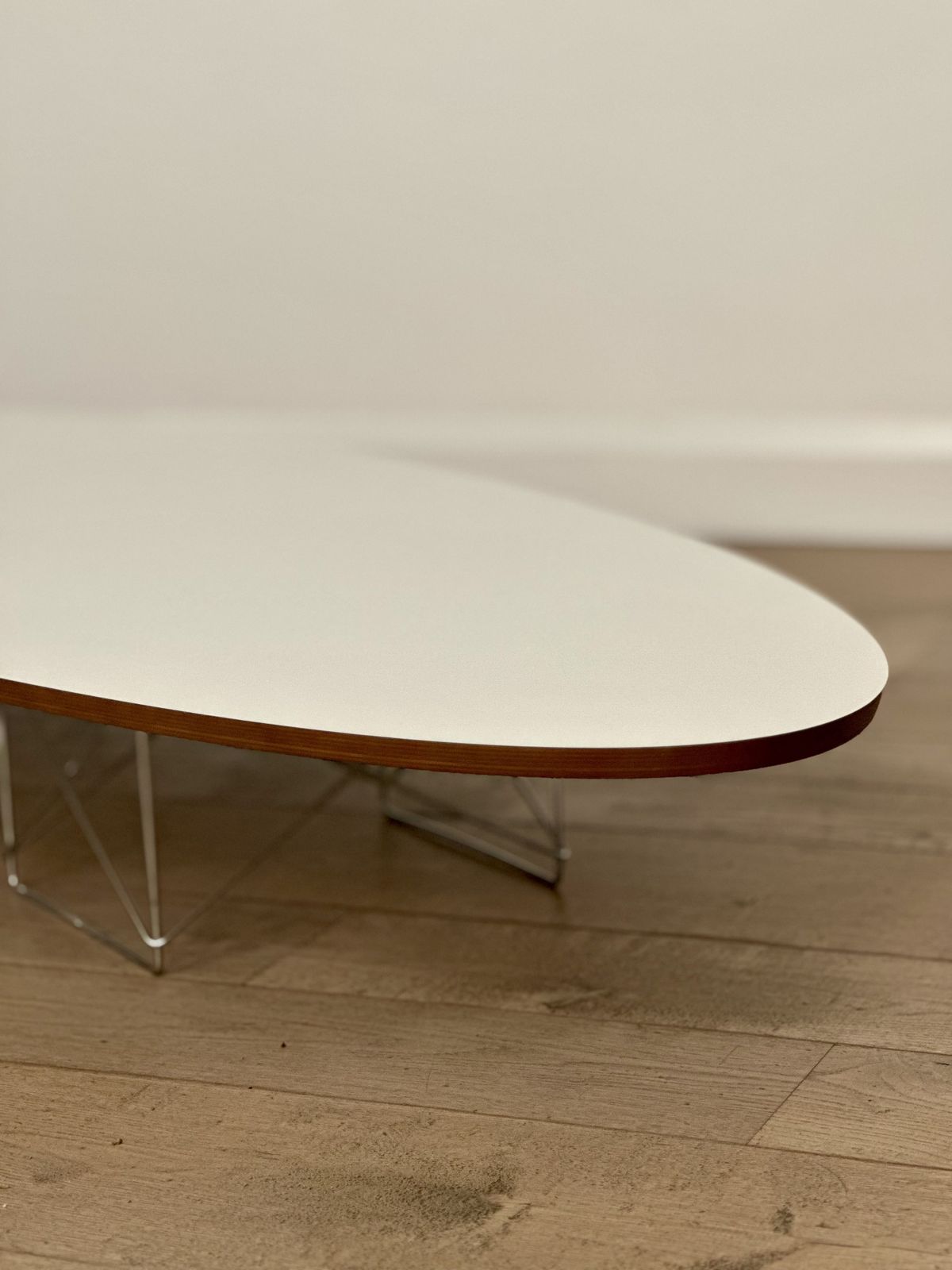 Vitra, Eames Elliptical Etr White Coffee Table, 226x74cm photo buy