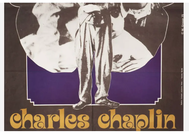 Charlie Chaplin Collection 4 X Large Movie Posters, Original Vintage 1970s photo vinterior