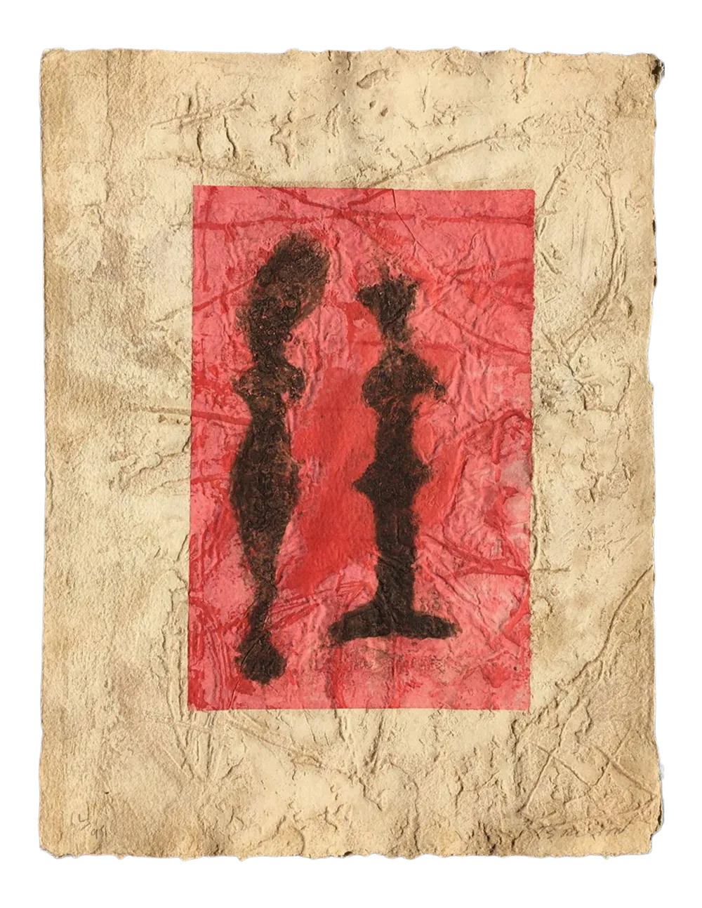 1990 Pierre Marie Brisson Her Reflection Carborundum Etching