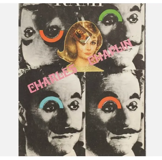 Charlie Chaplin Collection 4 X Large Movie Posters, Original Design Milan Grygar photo 670.0
