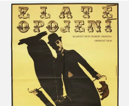 Charlie Chaplin Collection 4 X Large Movie Posters, Original Design Milan Grygar photo vinterior