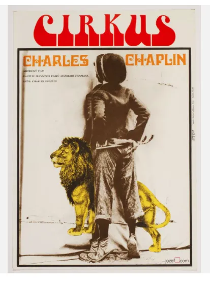 Charlie Chaplin Collection 4 X Large Movie Posters, Original Design Milan Grygar photo buy