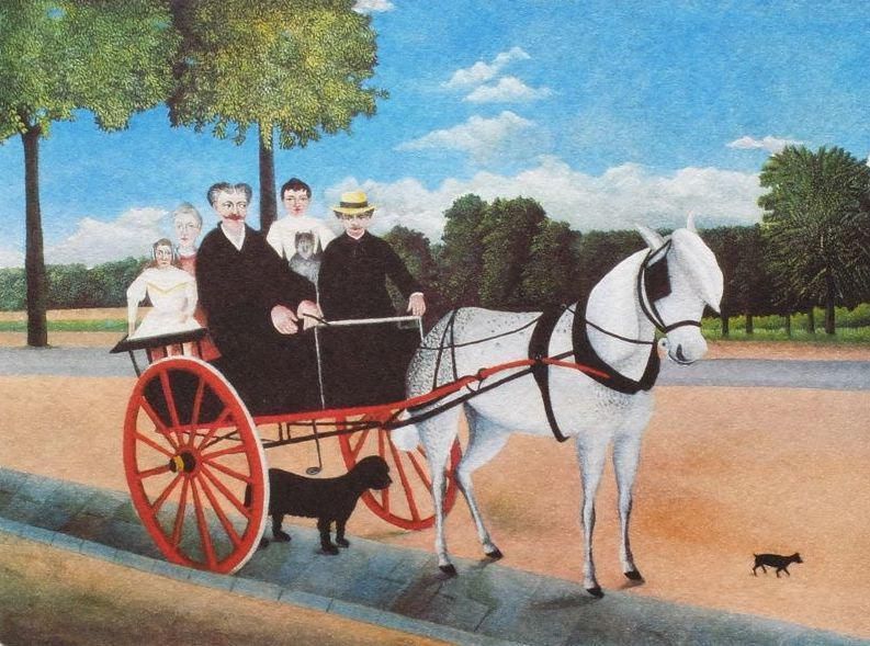 1990s Le Douanier Rousseau (After), La Carriole Du Père Junier, Lithograph