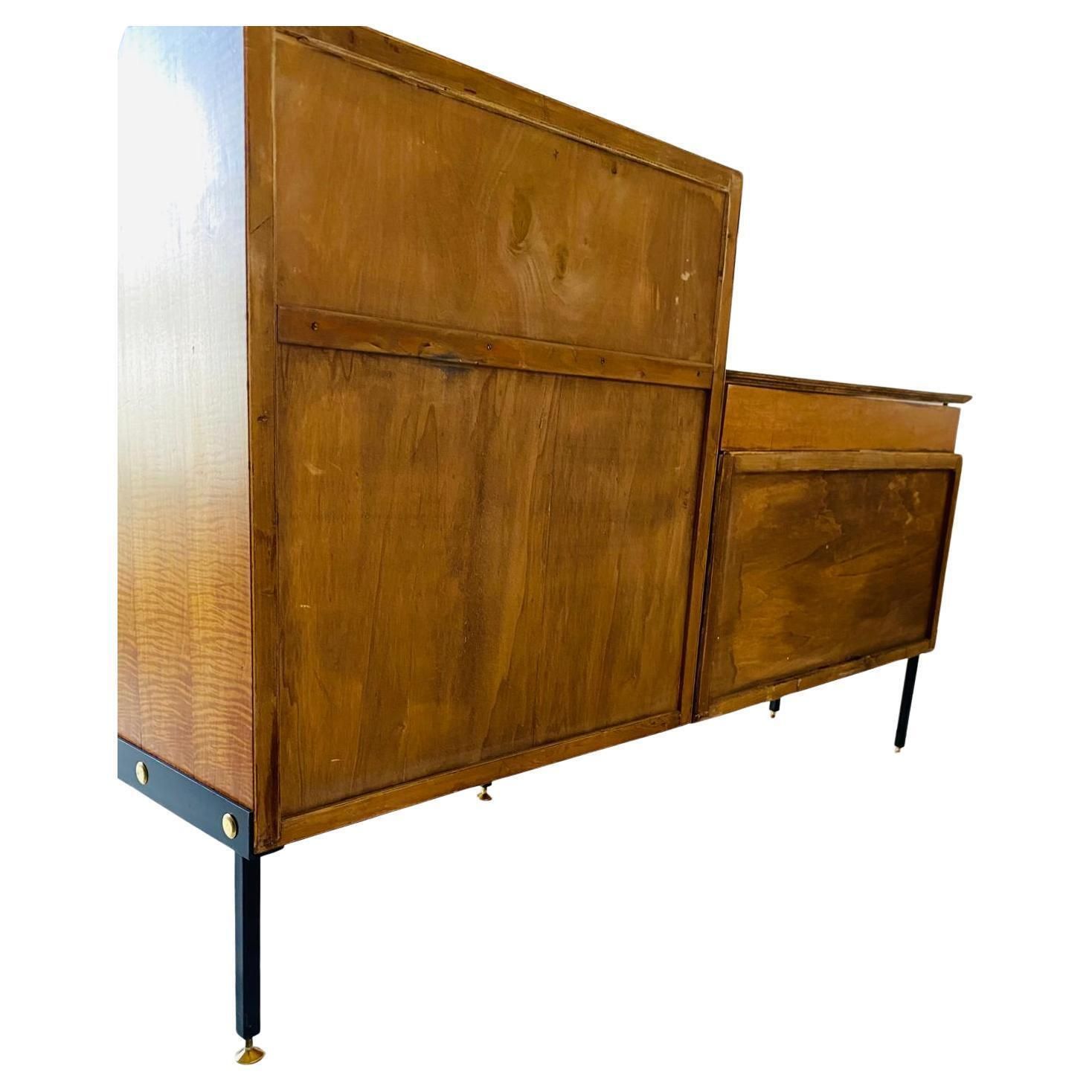 Mid Century Modern Dressoir Met Lades In De Stijl Van Gio Ponti, Consorzio Esposizione Mobili Cantù, Italië 1960 photo furniture