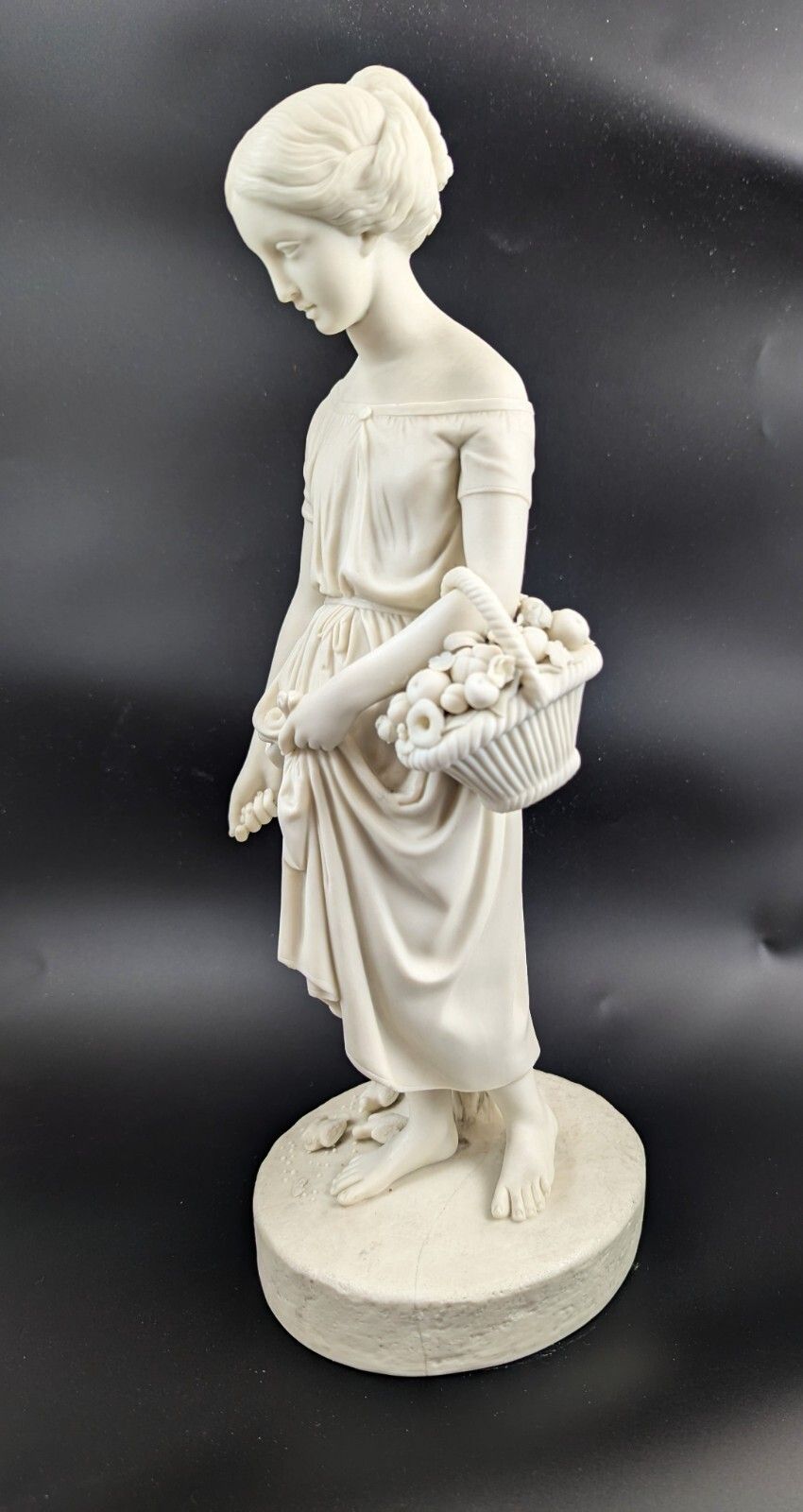 Copeland Parian Porcelain Figurine Of Virginia, C. 1848 photo furniture