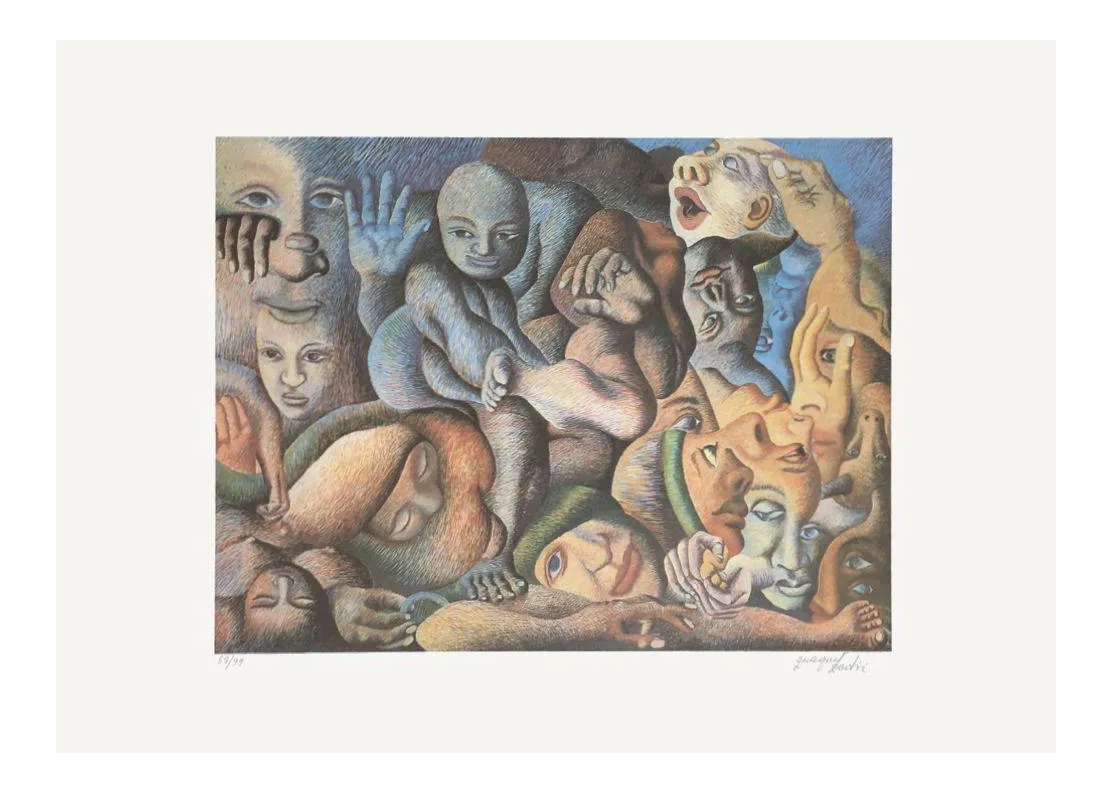 1980s Drago Dedic "Bodies, Vintage