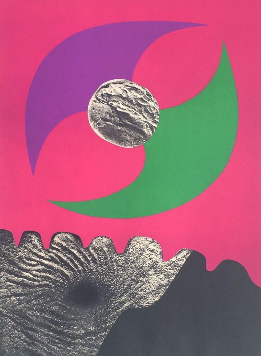 1970s "There Was Morning" Lithograph By Jean Piaubert photo furniture