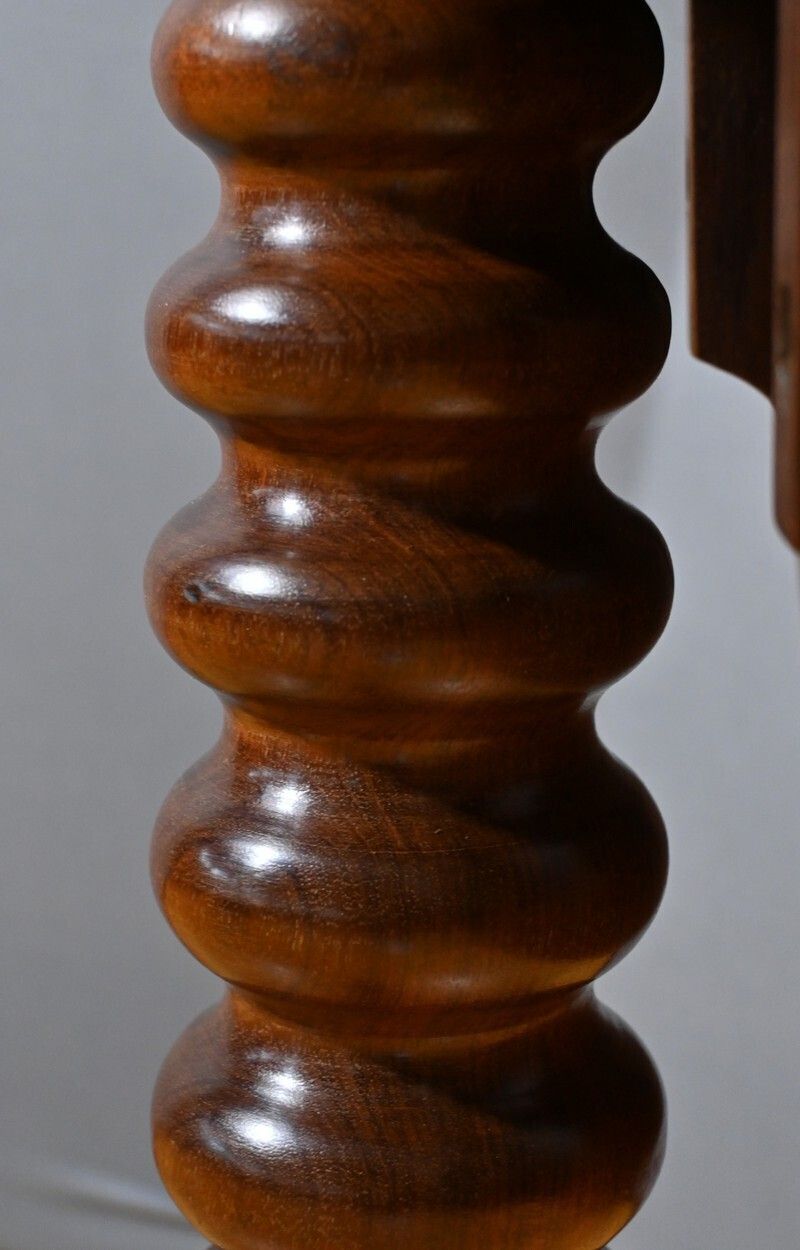 Furniture Mahogany System Gueridon, Louis Philippe Period – Mid 19th Century photo