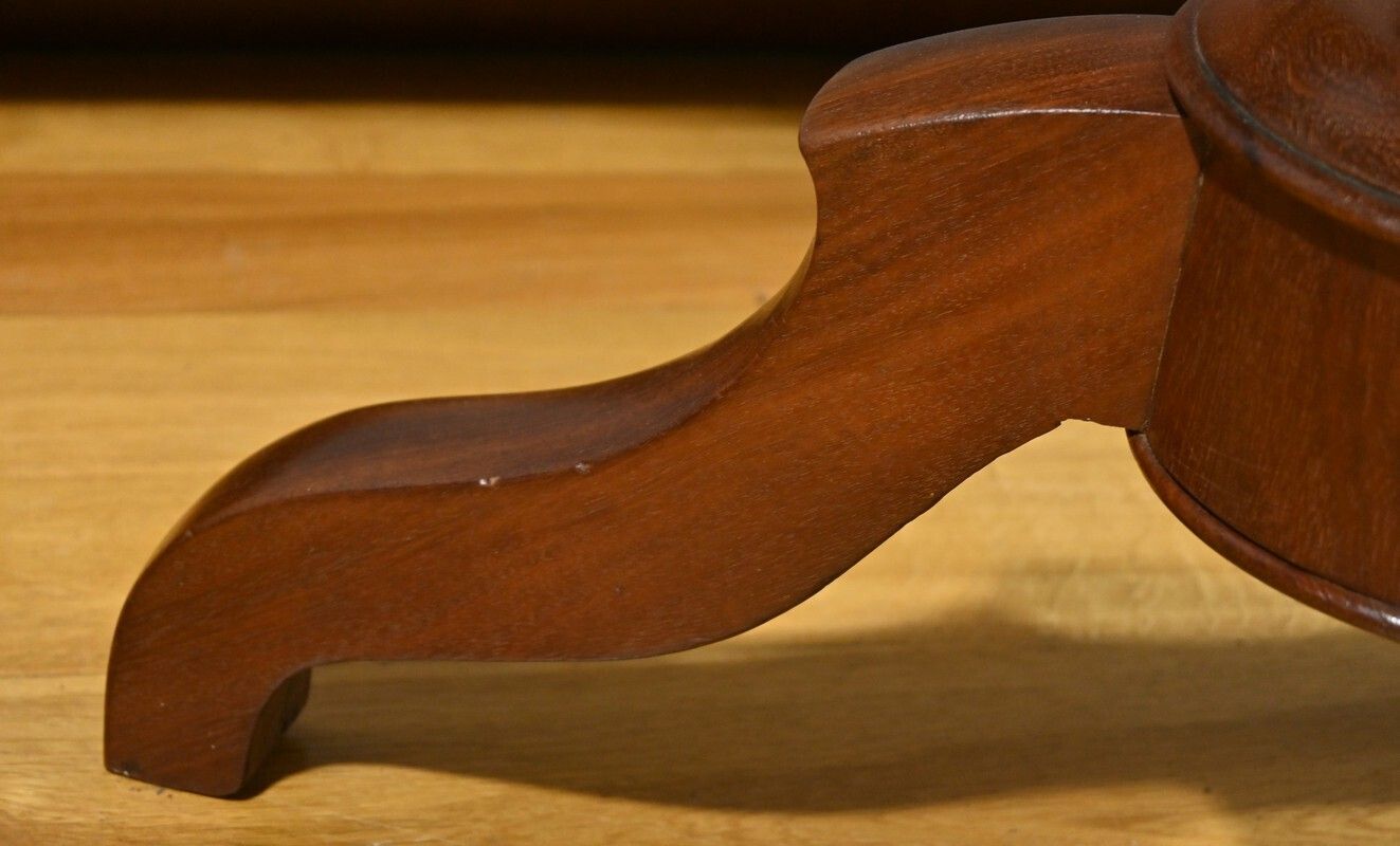 photo vintage Mahogany System Gueridon, Louis Philippe Period – Mid 19th Century