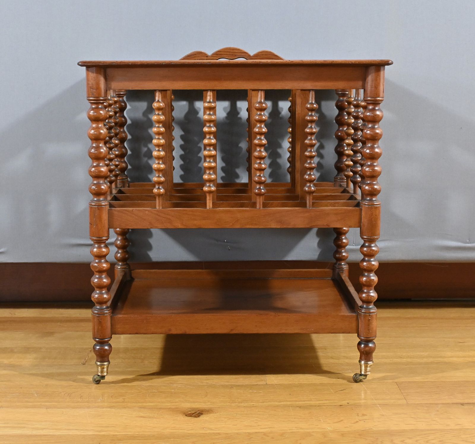 Home Decor Mahogany Magazine Rack, Napoleon III Period – Mid 19th Century photo