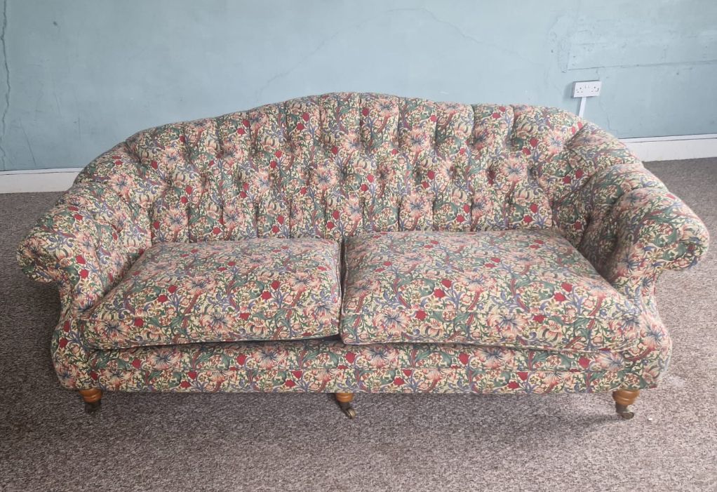William Morris Strawberry Thief🍓 3 Piece Sofa Excellent Quality Super Comfy photo for sale