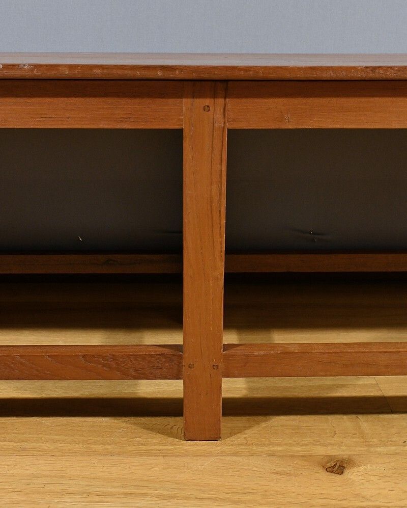 Mahogany Bench From Pondicherry, India   1900 photo vinterior