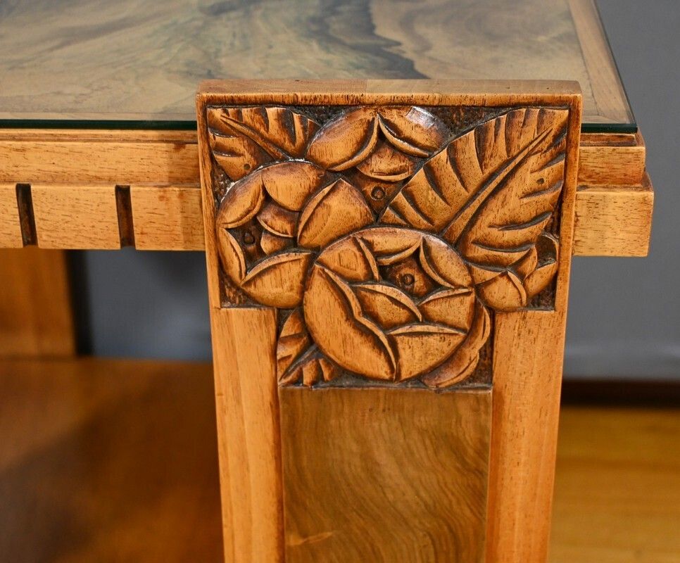 1320.0 Walnut Coffee Table, Art Deco   1930 photo