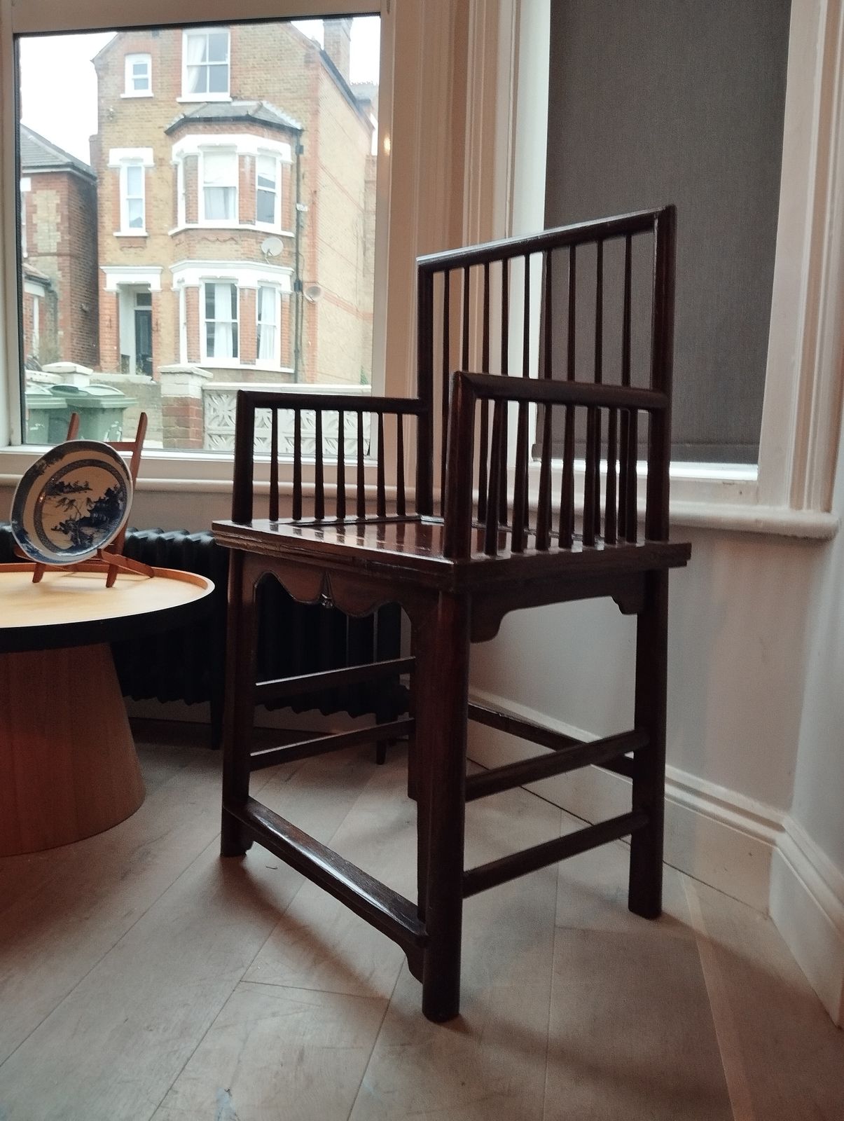 Early 20th Century Hongmu Comb Back Armchairs photo 325.0