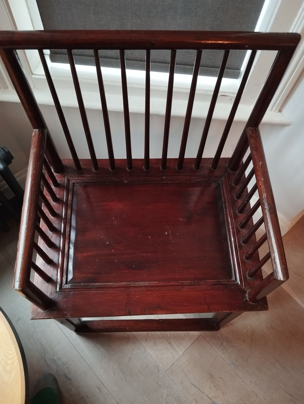 Early 20th Century Hongmu Comb Back Armchairs photo vintage