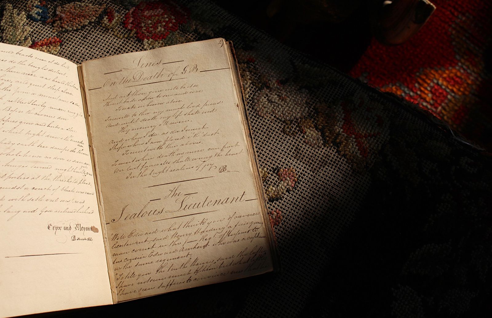 Home Decor Original Poems, Stories, Tales & Death “D.Bradbury For Original Pieces” 1830 photo