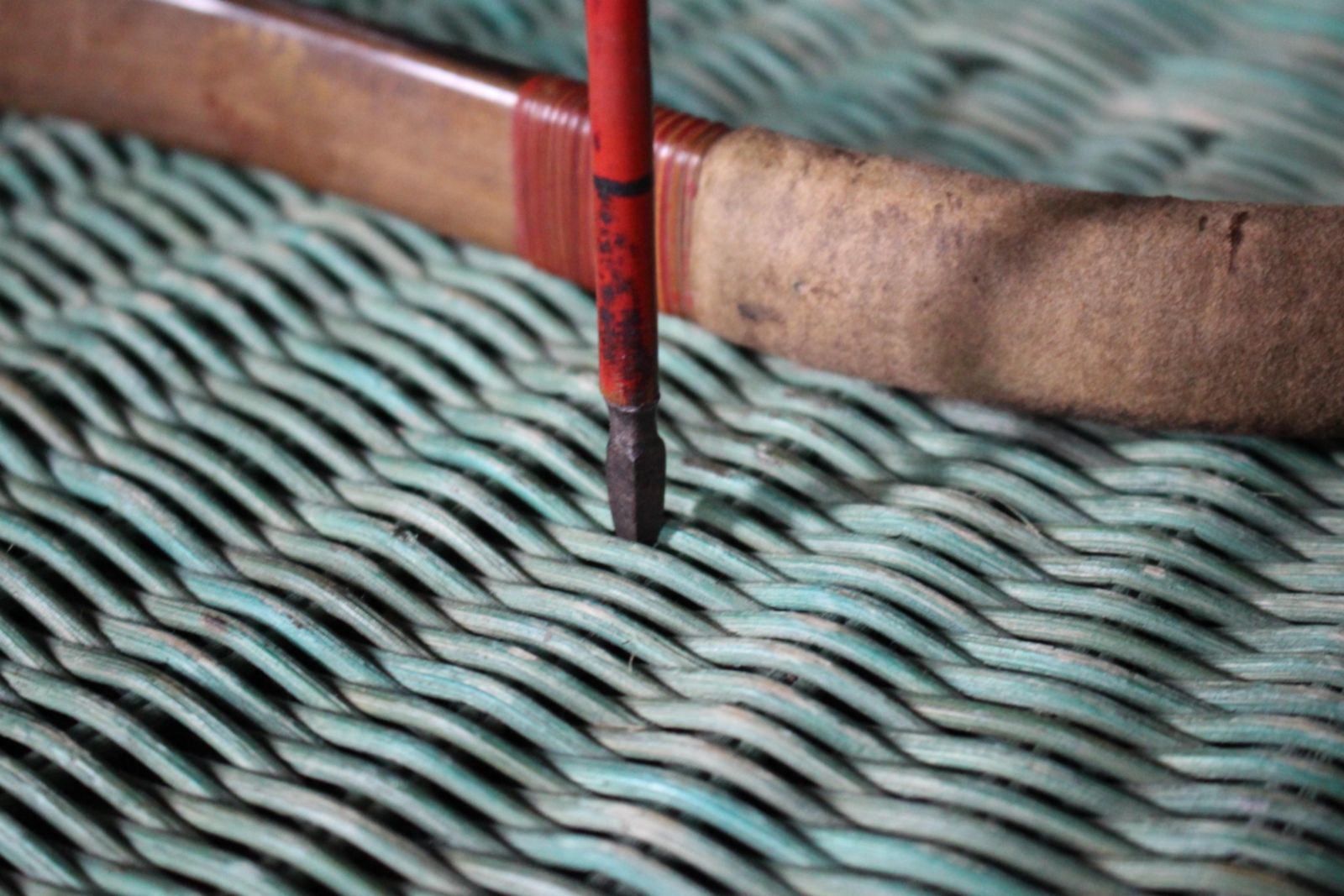 photo furniture Late 18th C Japanese Edo Period Palanquin Bow (Rimankyuu)  Country House Antique