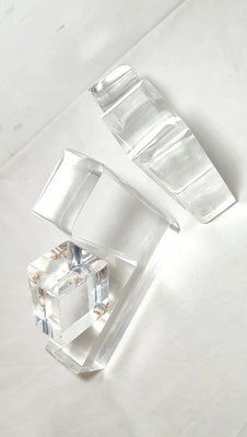 Transparent Methacrylate Book Holder, Spain, 1980s, Set Of 2 photo buy