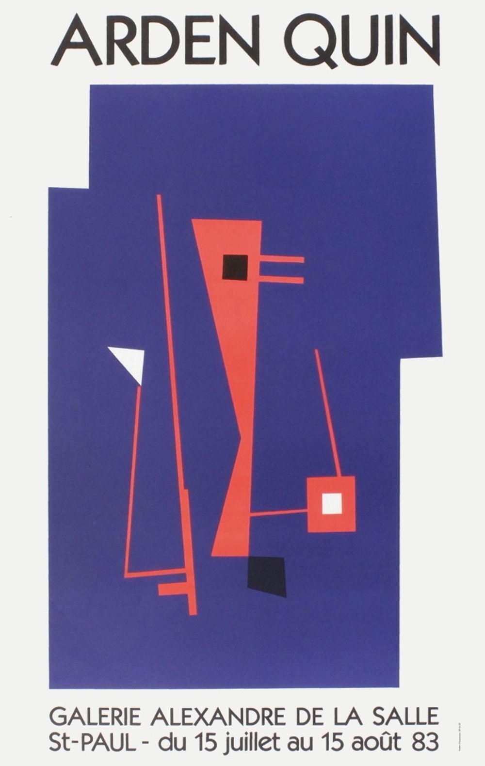1983 Carmelo Arden Quin De La Salle Gallery Poster