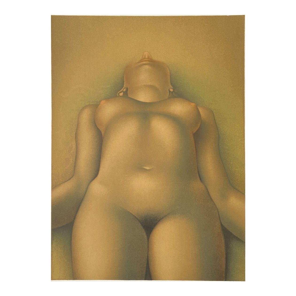 1975 Georges Rohner Out Of Body Lithograph