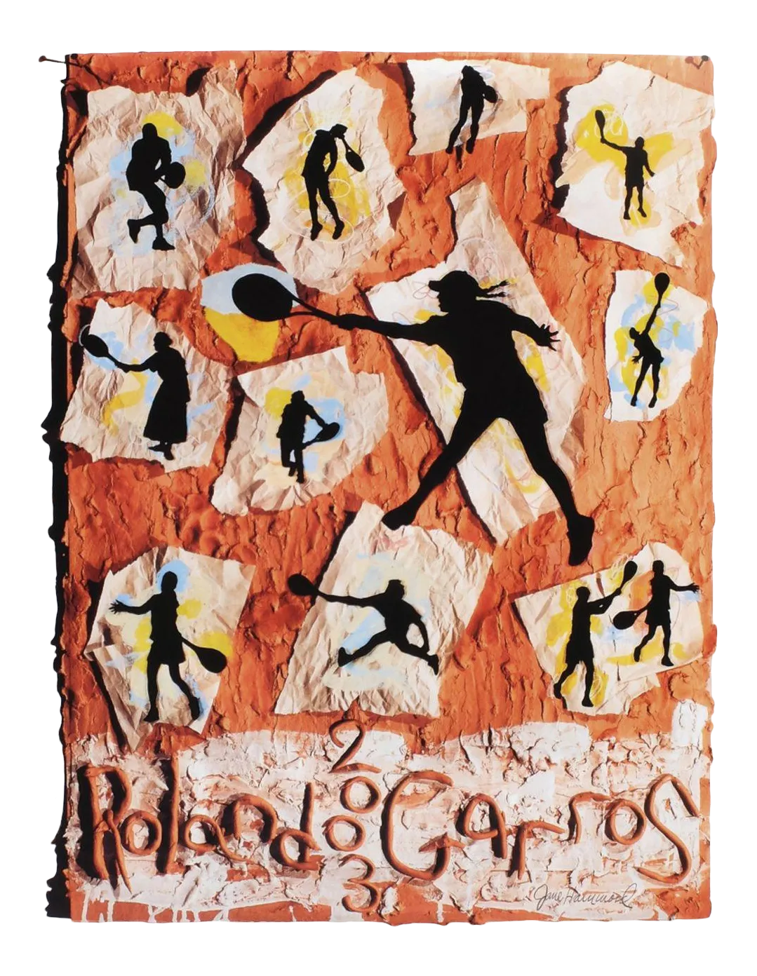 2003 Jane Hammond Roland Garros Poster