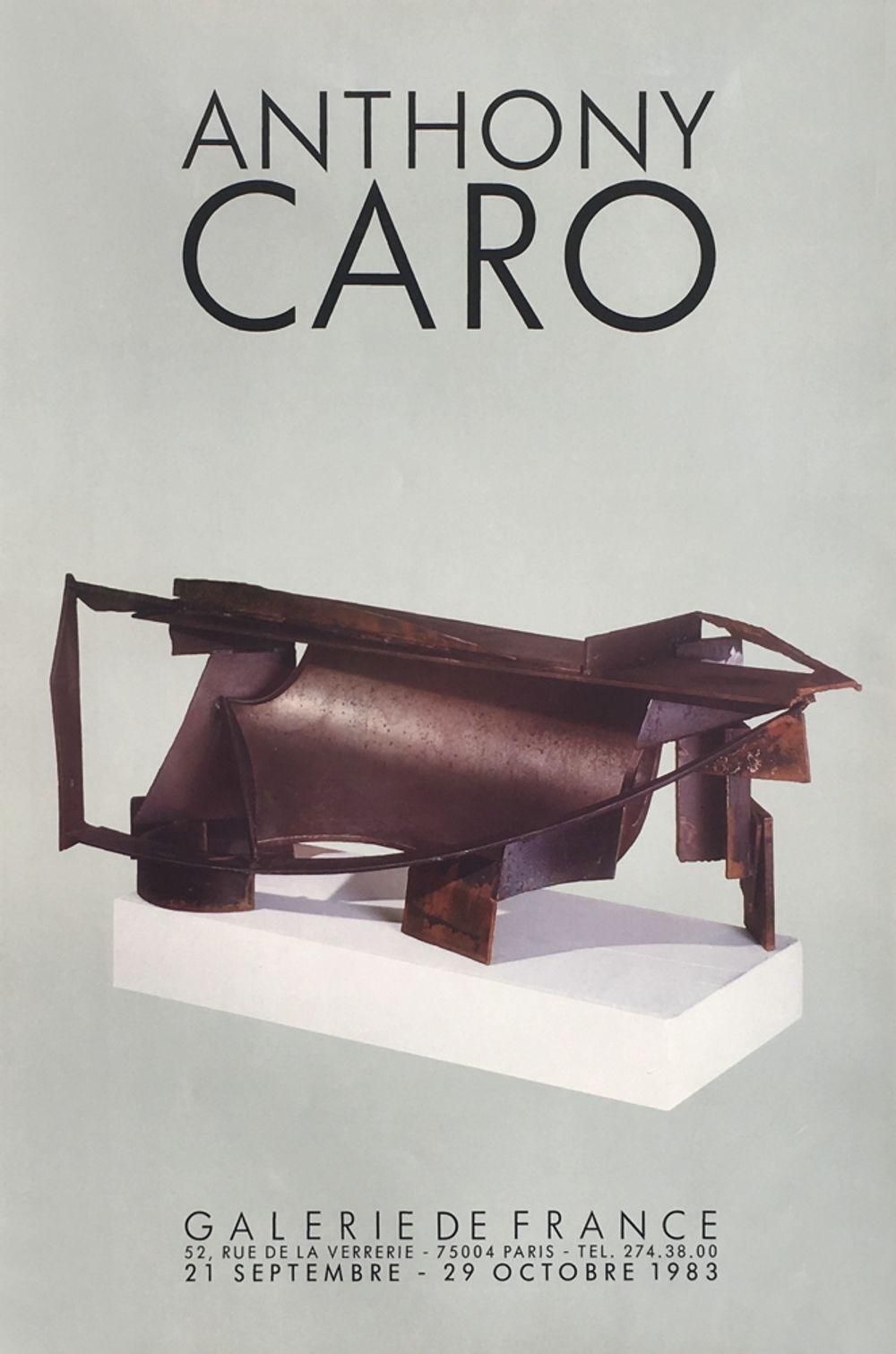 1983 Anthony Caro Galerie De France Poster