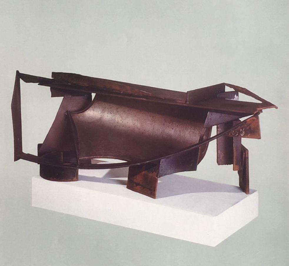1983 Anthony Caro Galerie De France Poster photo furniture