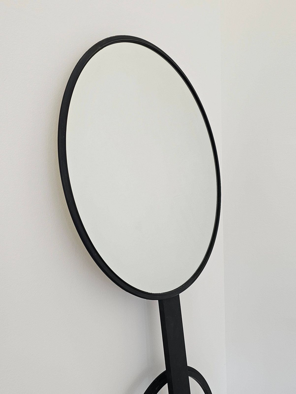 Very Rare Memphis Group Red Console With The Mirror, Model "Solemio" Designed By Giotto Stoppino For Acerbis // Made In Italy In 1980s photo vintage